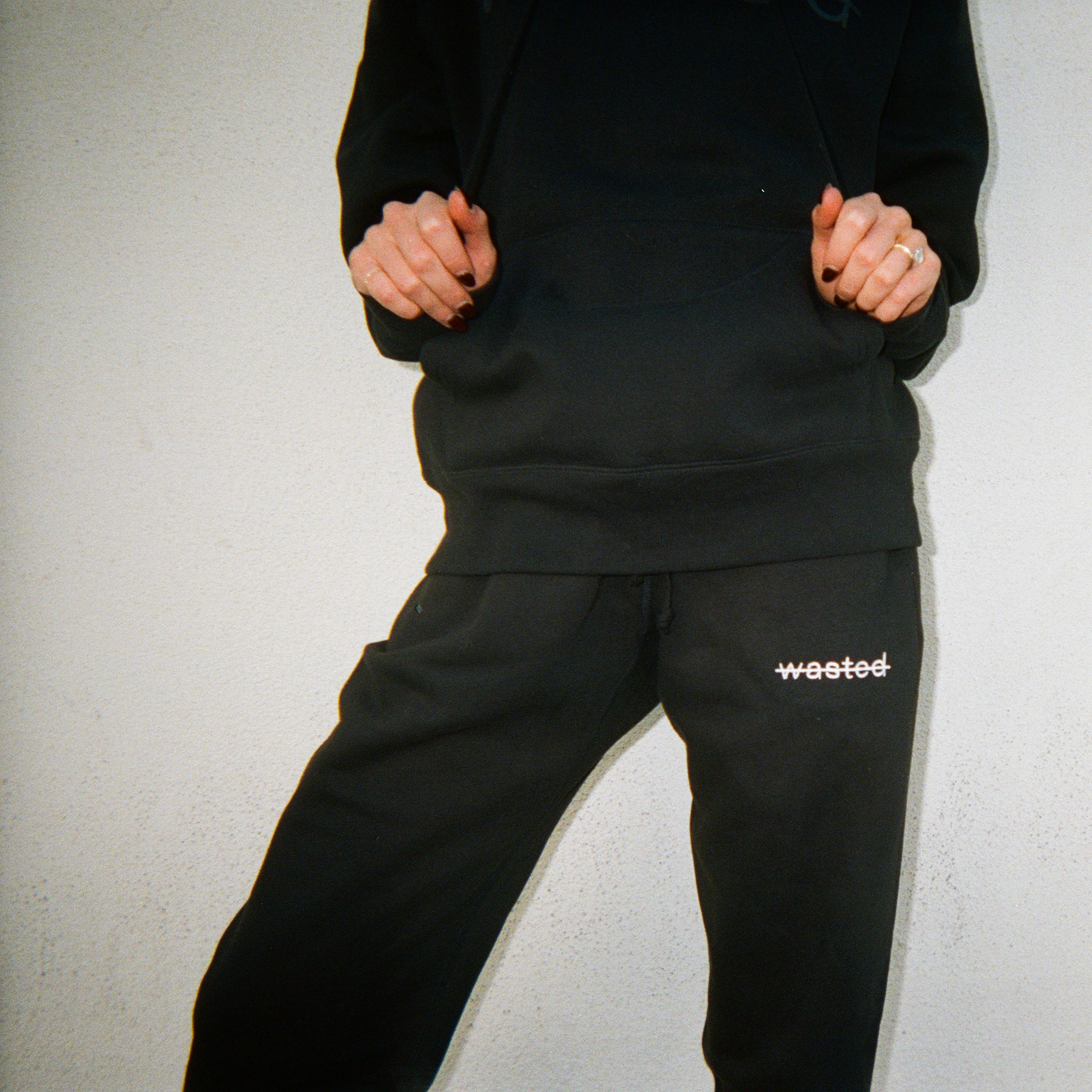 <s>wasted</s> sweatpants