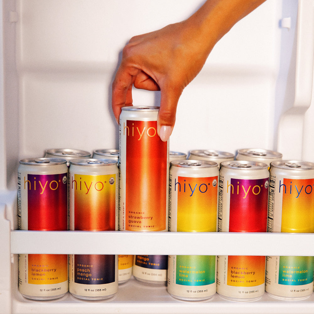 hiyo | classic pack, non-alcoholic functional seltzers
