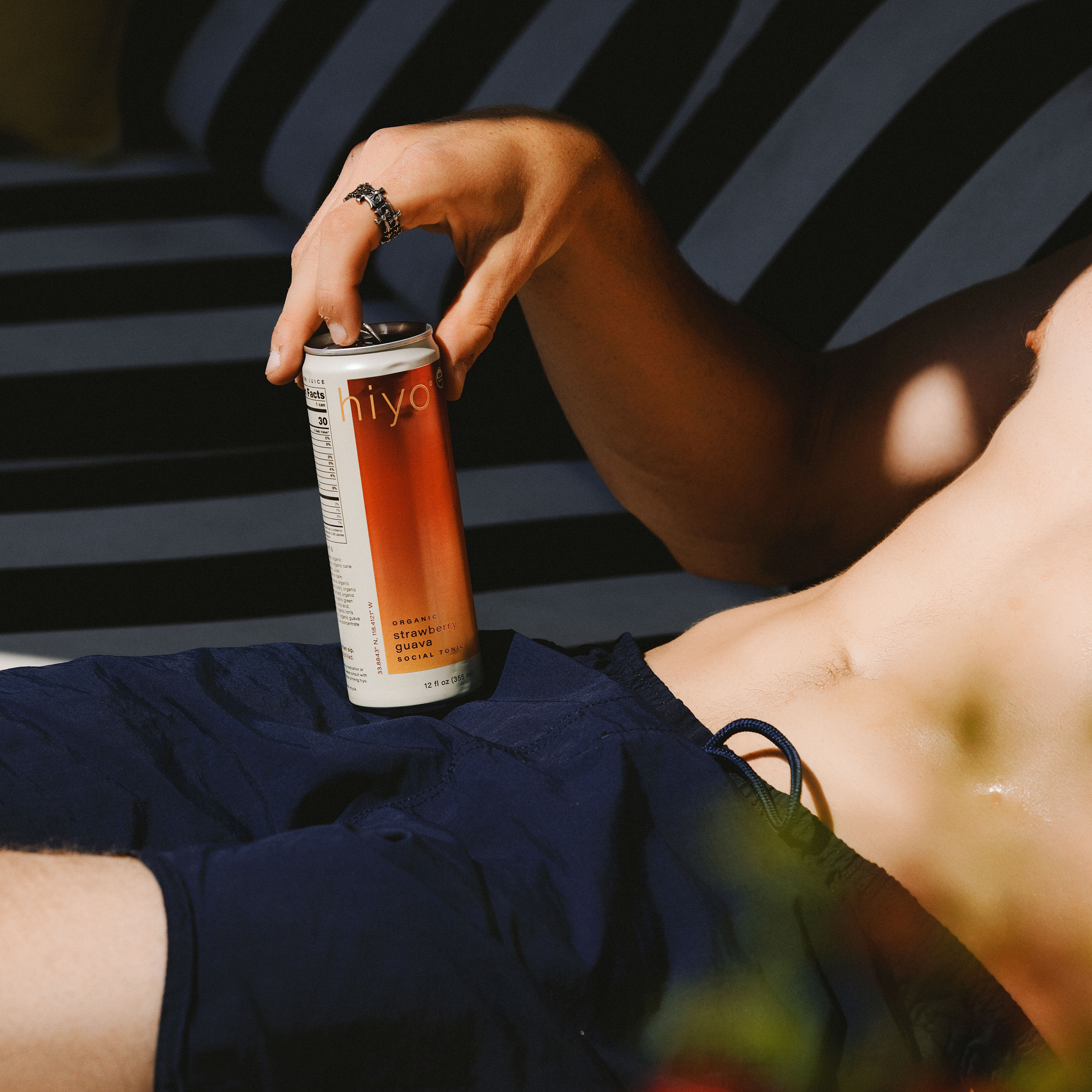 hiyo strawberry guava lifestyle photo by the pool